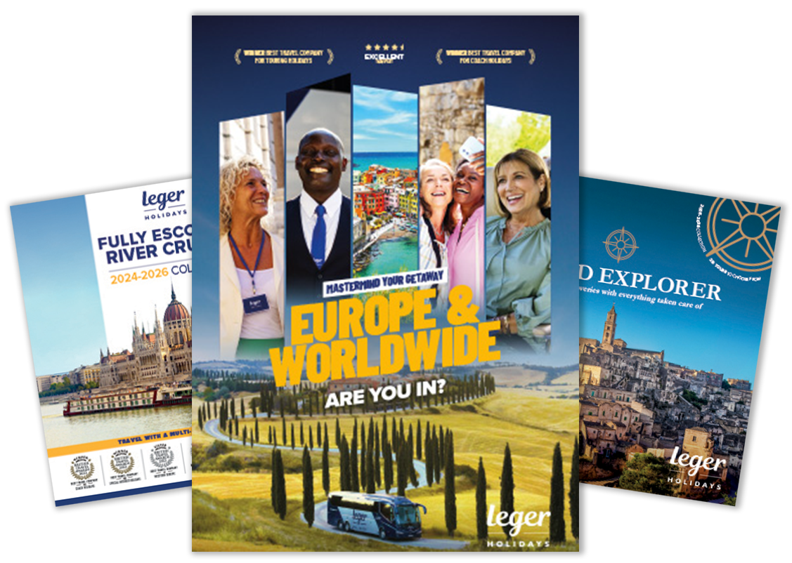 Leger Holidays Brochure covers